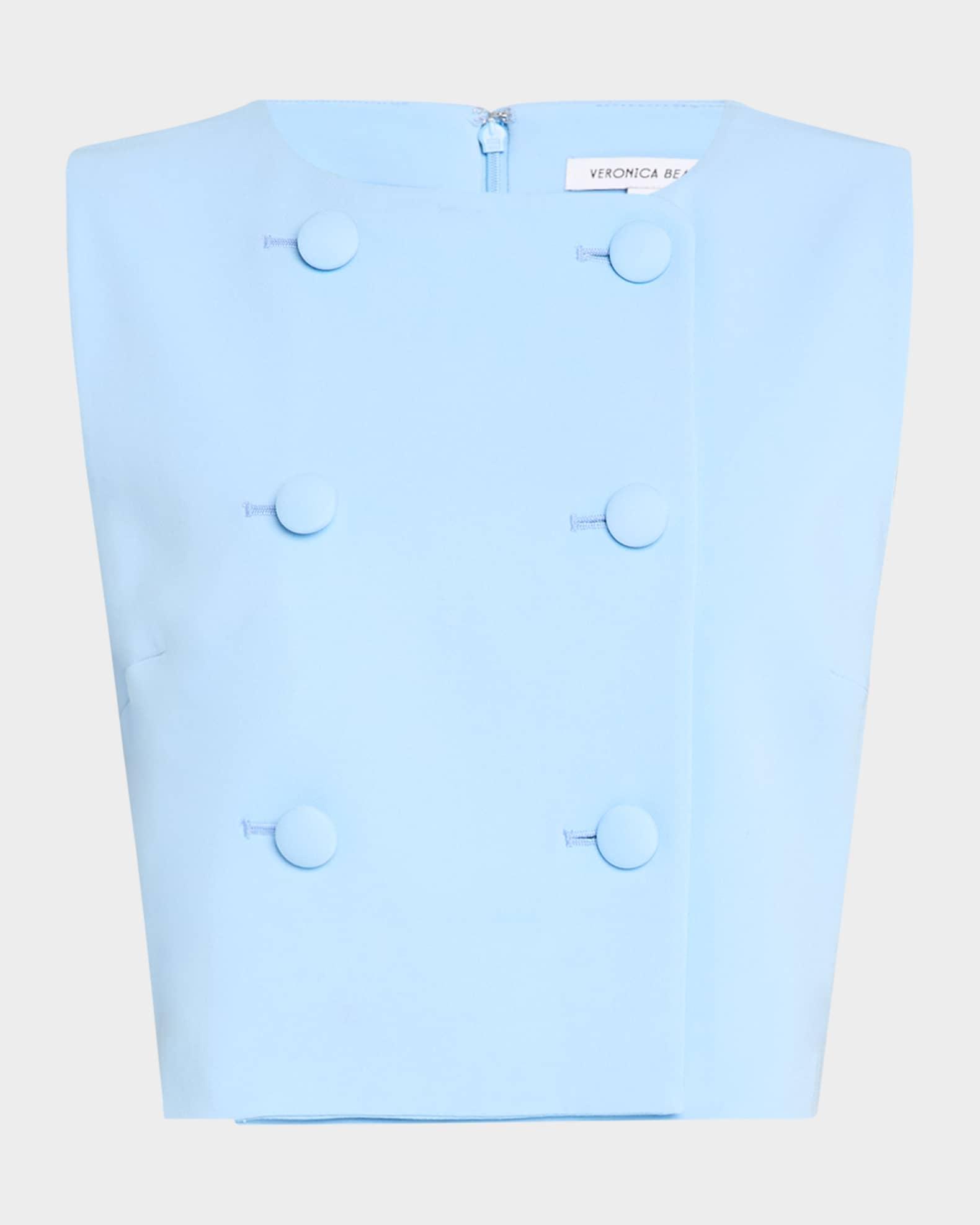 Drexley Buttoned Crop Top Product Image