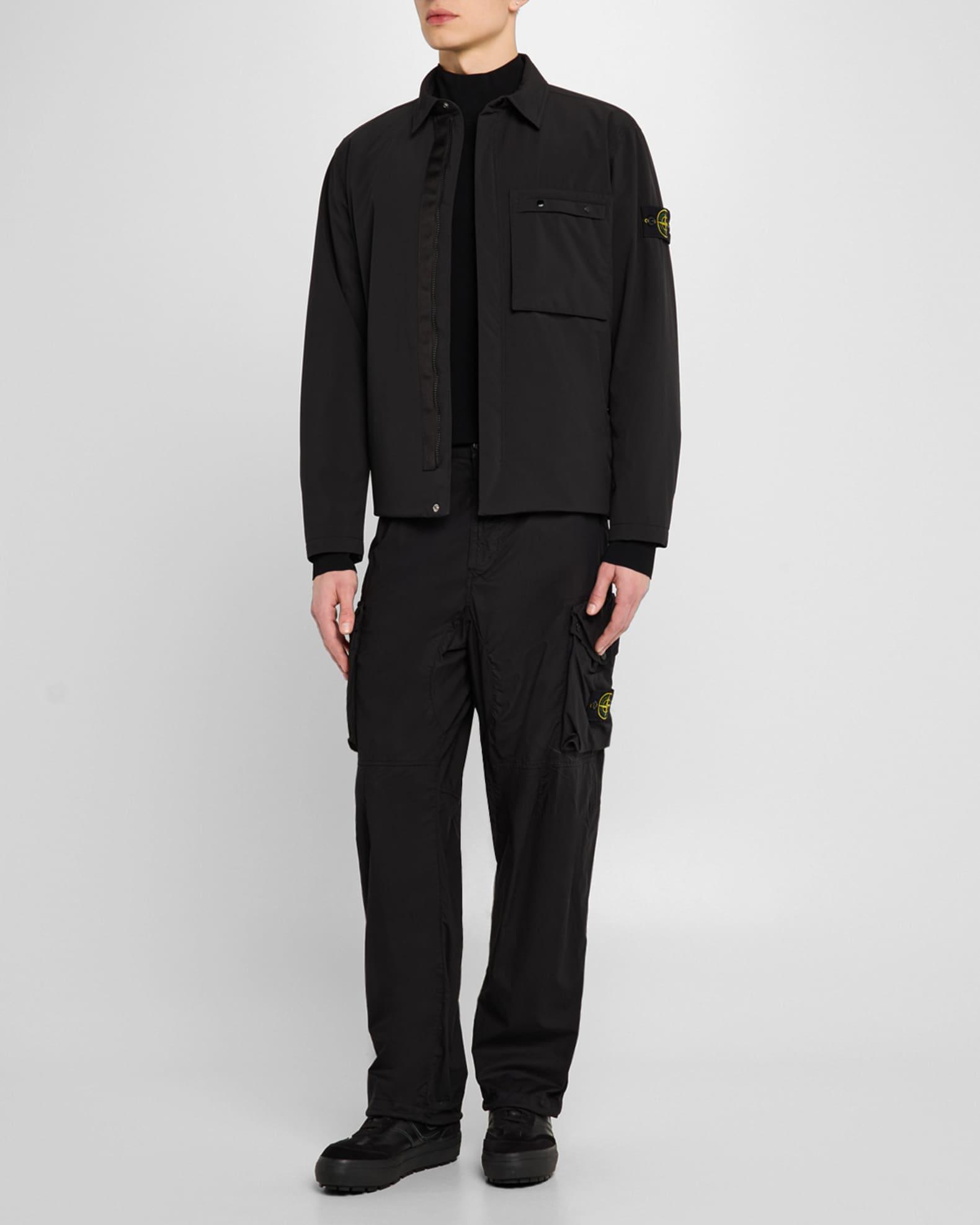 Men's Soft Shell Jacket with Arm Patch Product Image