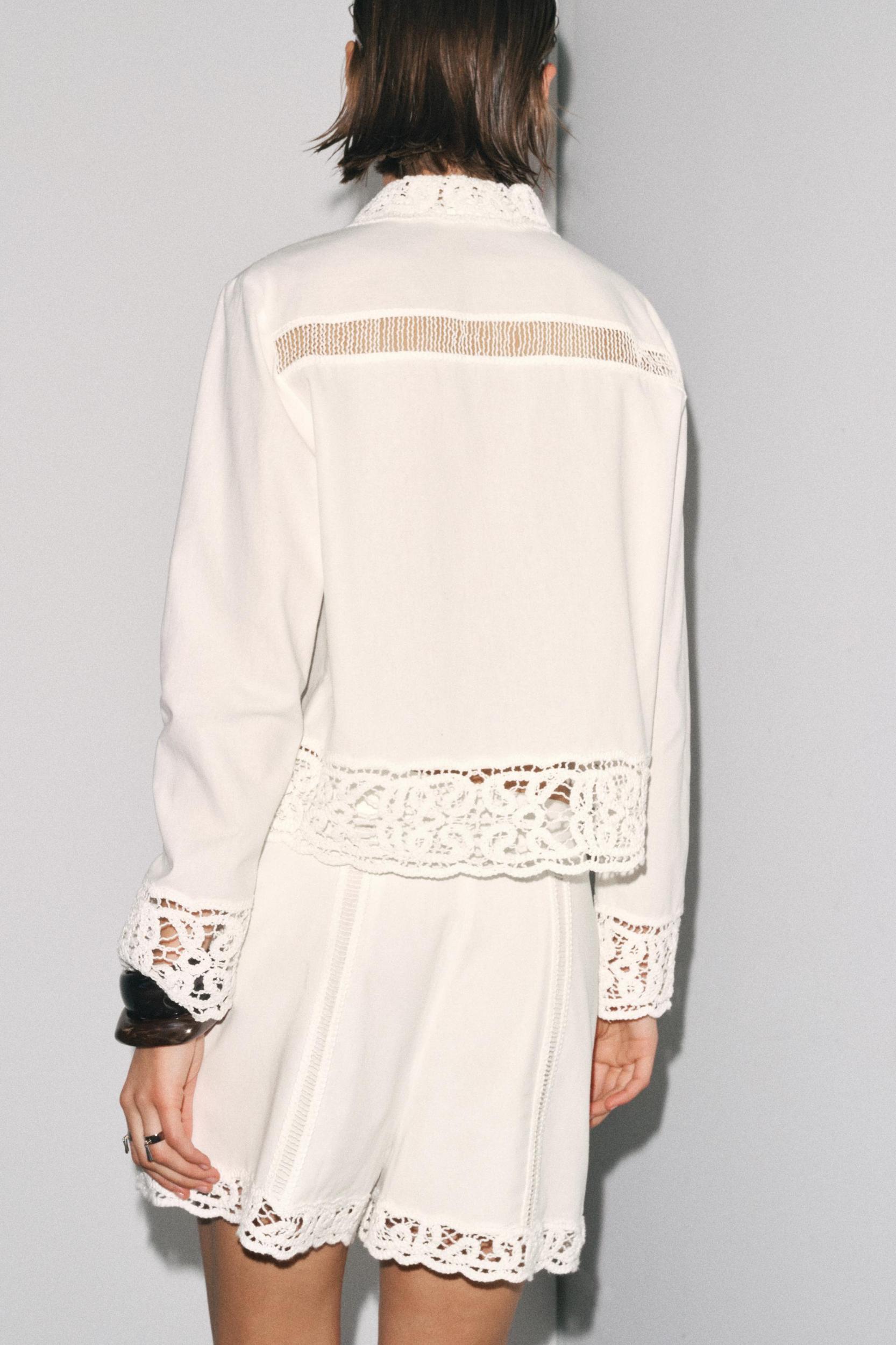 ZW COLLECTION CROCHET SHORTS Product Image