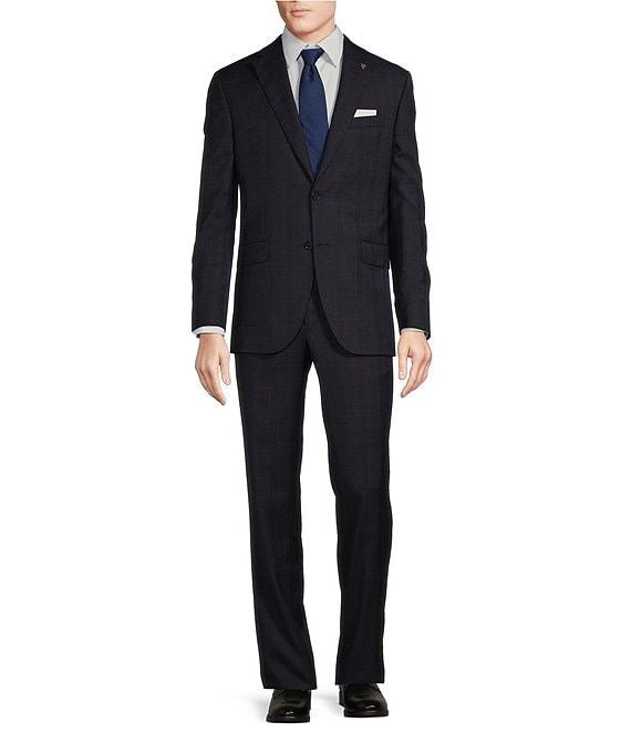 Cremieux Modern Fit Flat Front Tonal Plaid 2-Piece Suit Product Image