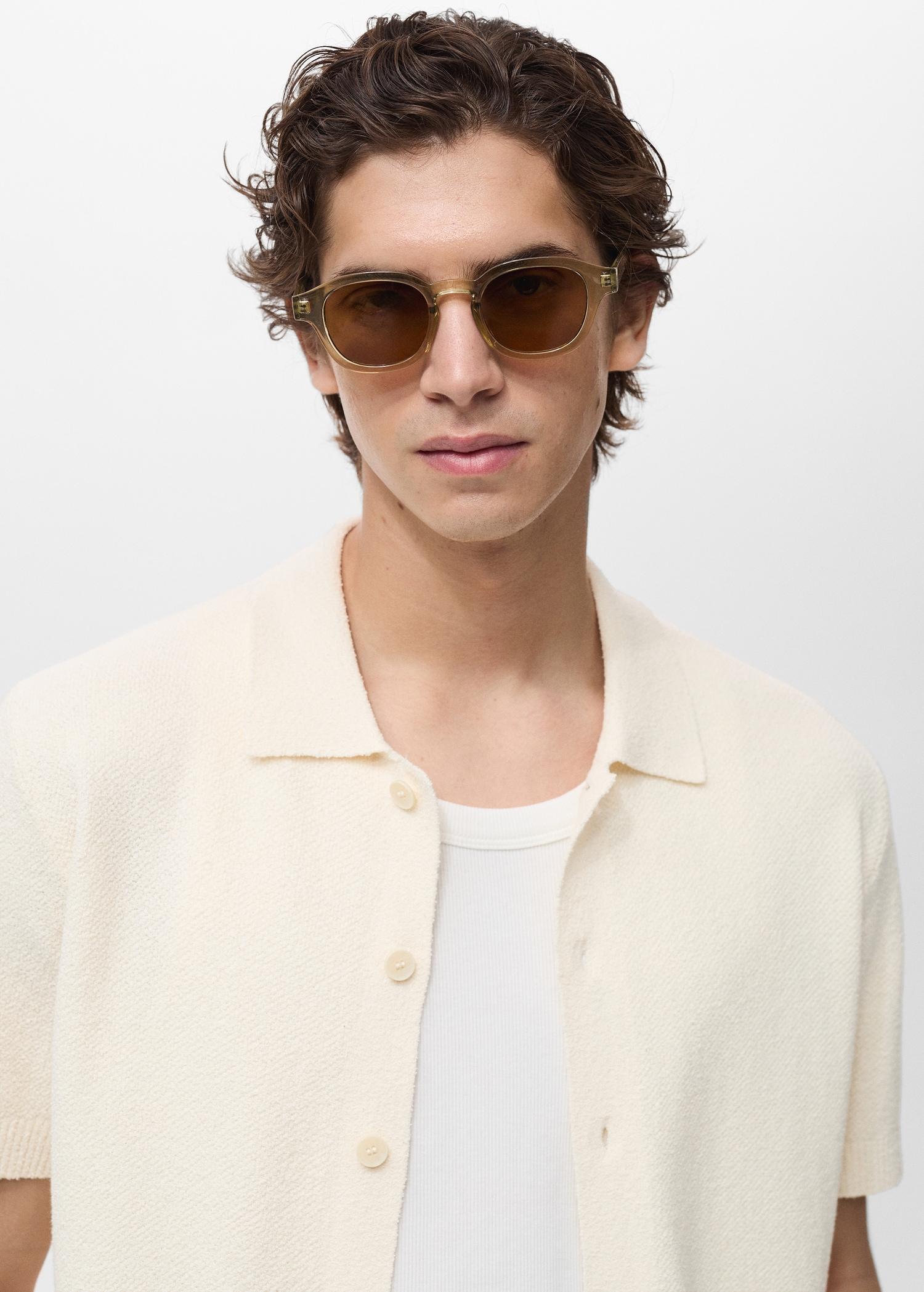 Fine knit shirt - Men | MANGO USA Product Image