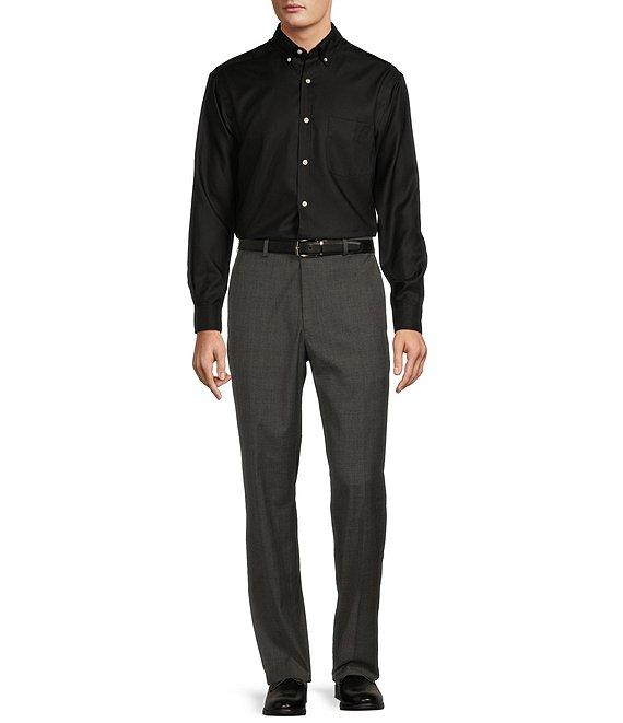 Roundtree & Yorke travelSMART Classic Fit Plaid Dress Pants Product Image
