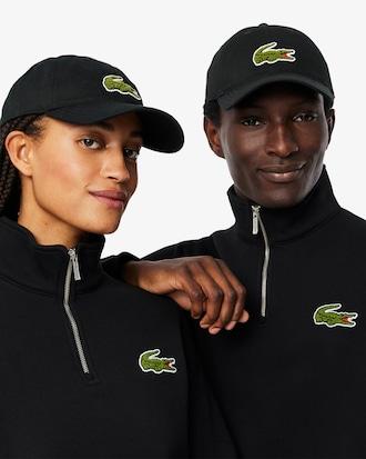 Crocodile Badge Cotton Twill Cap Product Image