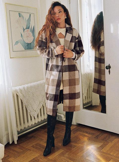 Penelope Coat Beige Product Image