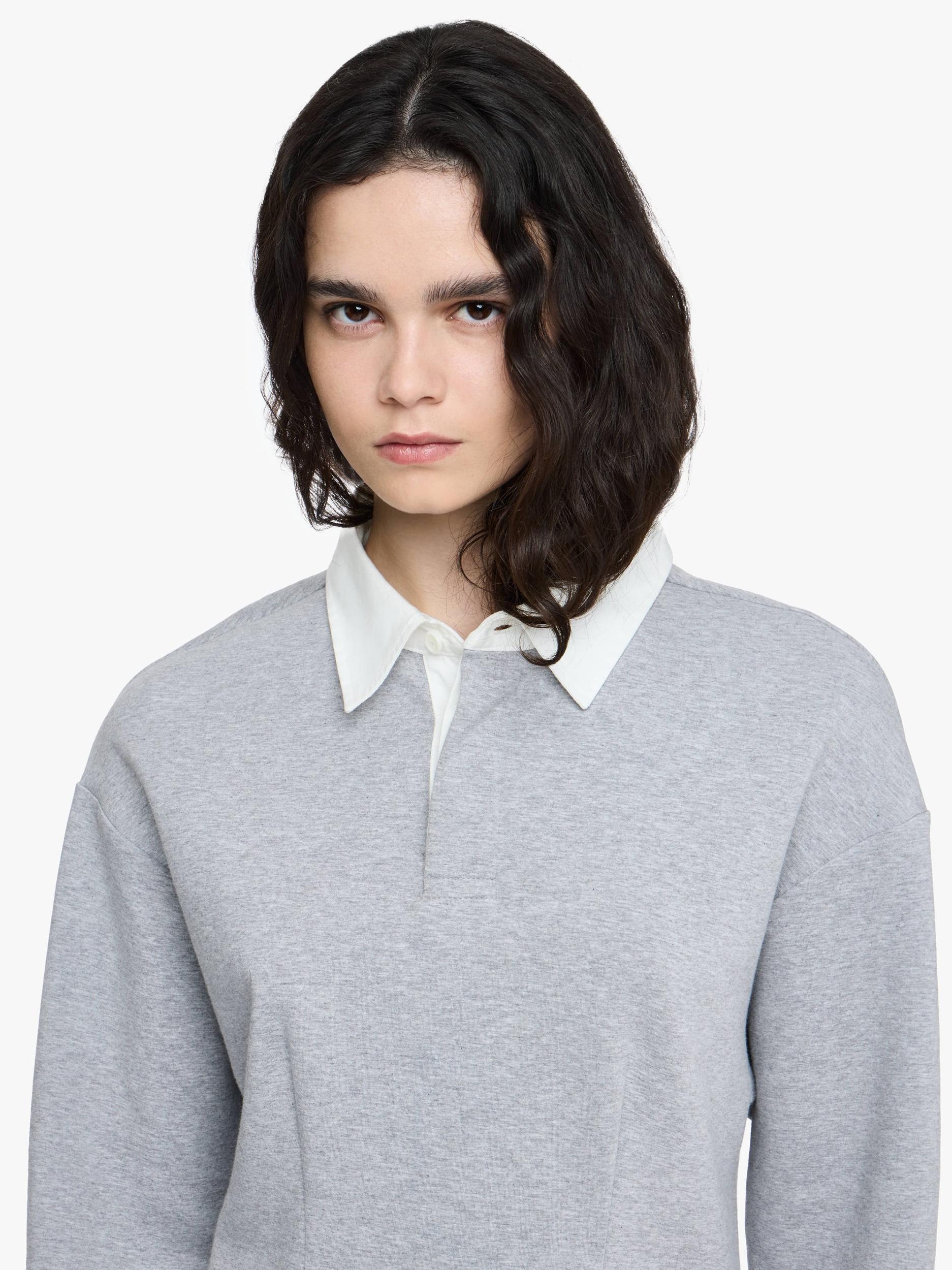 LONG SLEEVE POLO DRESS Product Image