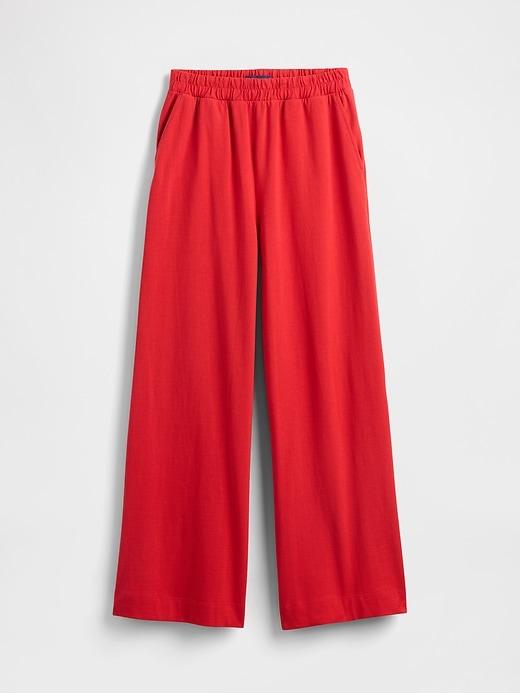 Heavyweight Organic Cotton Wide-Leg Pants Product Image