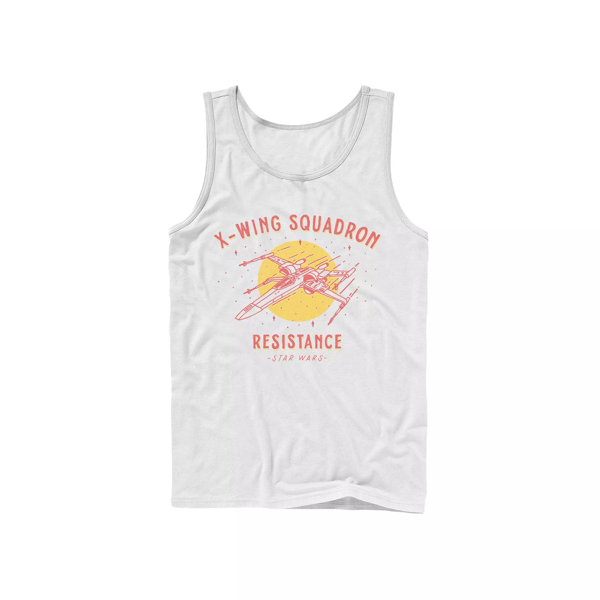 Men's Star Wars The Rise of Skywalker X-Wing Squadron Tank Top,  Product Image