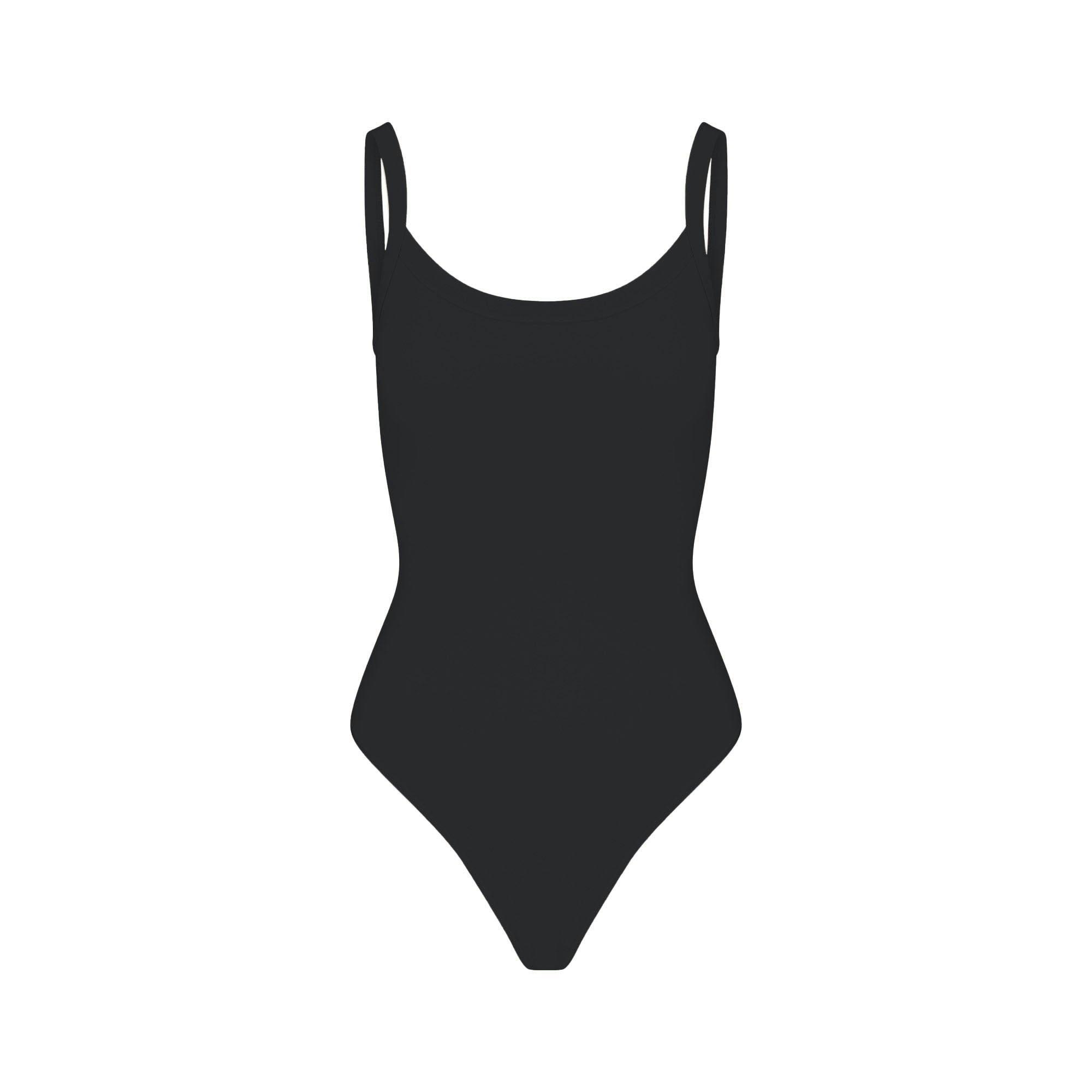 COTTON JERSEY SCOOP NECK BODYSUIT | SOOT Product Image