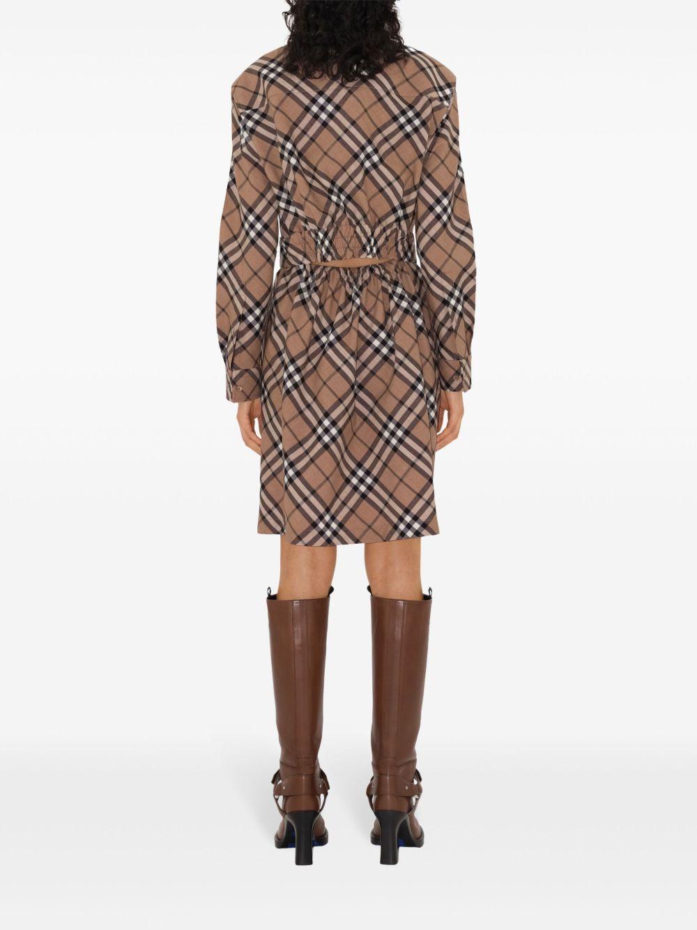 checked shirt dress Product Image