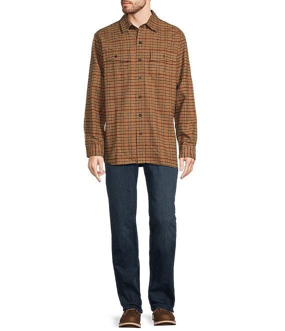 L.L.Bean Chamois Mini Plaid Long Sleeve Woven Shirt Product Image