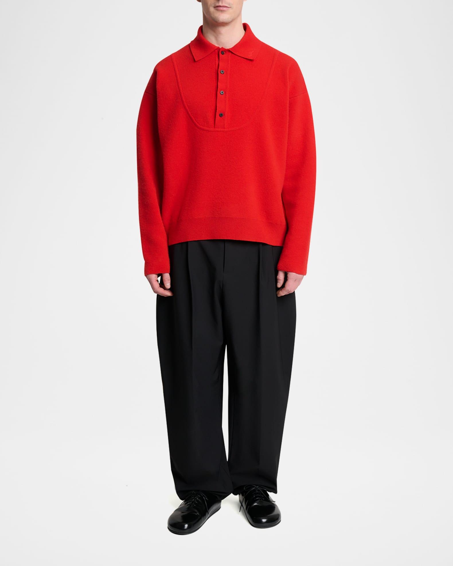 Men's Doppio Wool and Nylon Cardigan Product Image