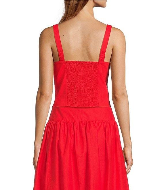 Antonio Melani Whitney Coordinating Sweetheart Neck Sleeveless Blouse Product Image