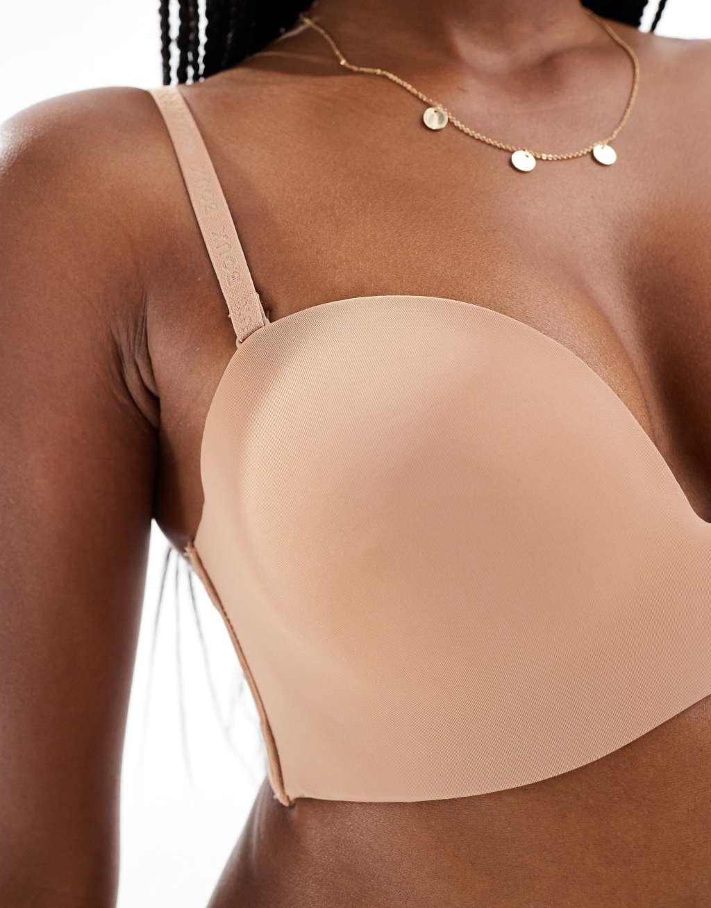 Boux Avenue strapless bra in beige Product Image