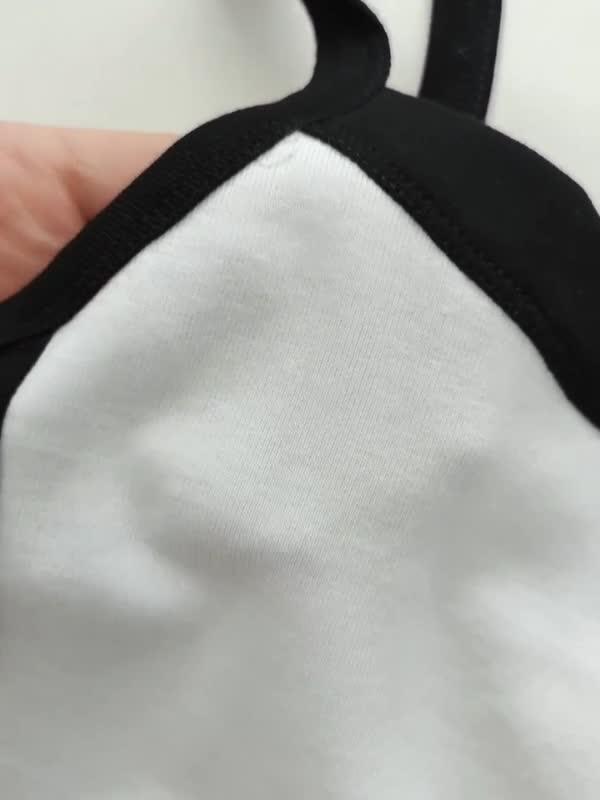 Contrast Trim Vintage Crop Cami Top Product Image