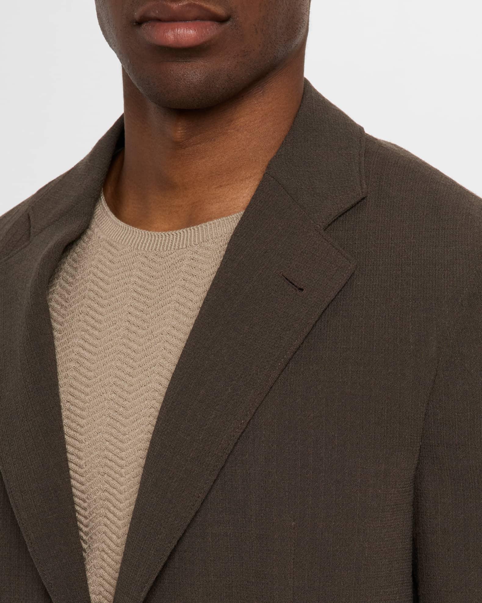 Men's Crepe Wool Single-Breasted Sport Coat Product Image