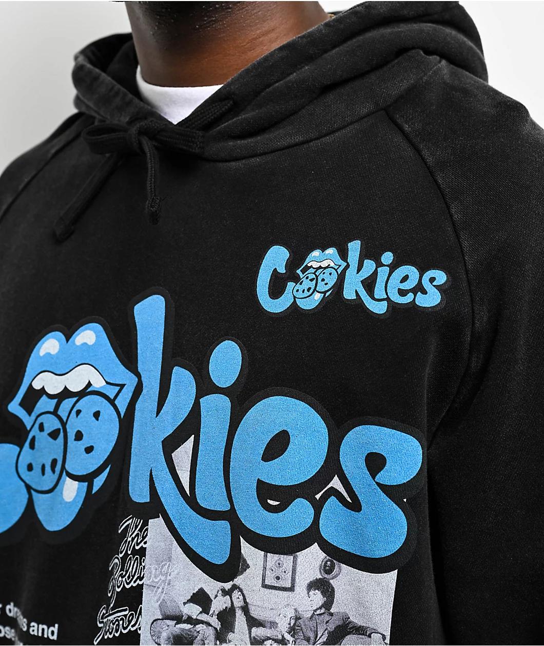 Cookies x The Rolling Stones Arch Black Wash Hoodie Product Image
