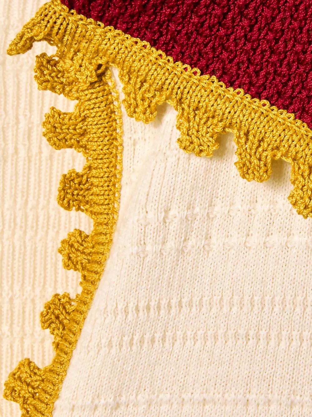 cotton-cashmere knitted top Product Image