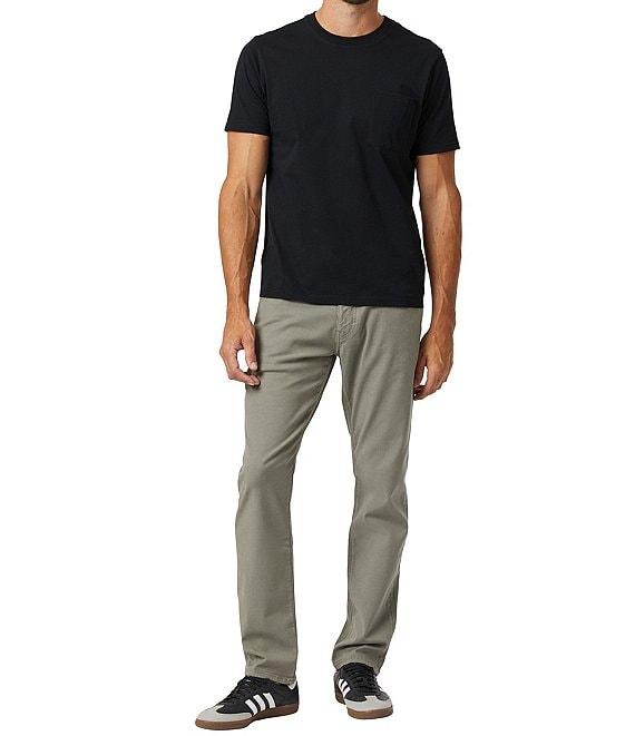 Mavi Marcus Pewter Luxe Twill Slim Straight Leg Pants Product Image