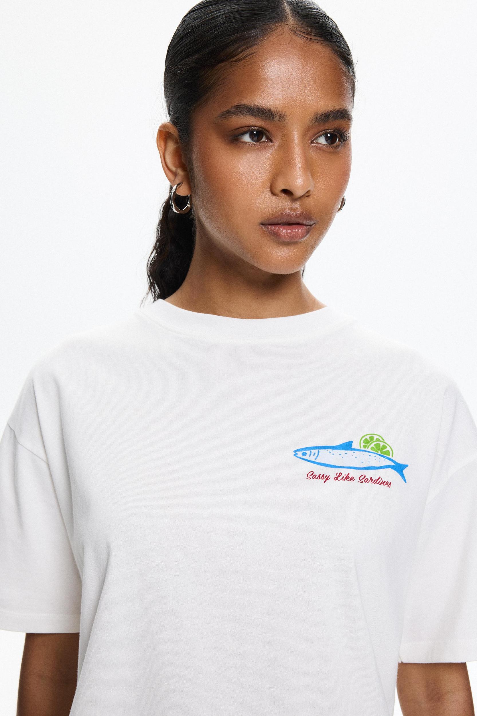 Sardine graphic T-shirt Product Image