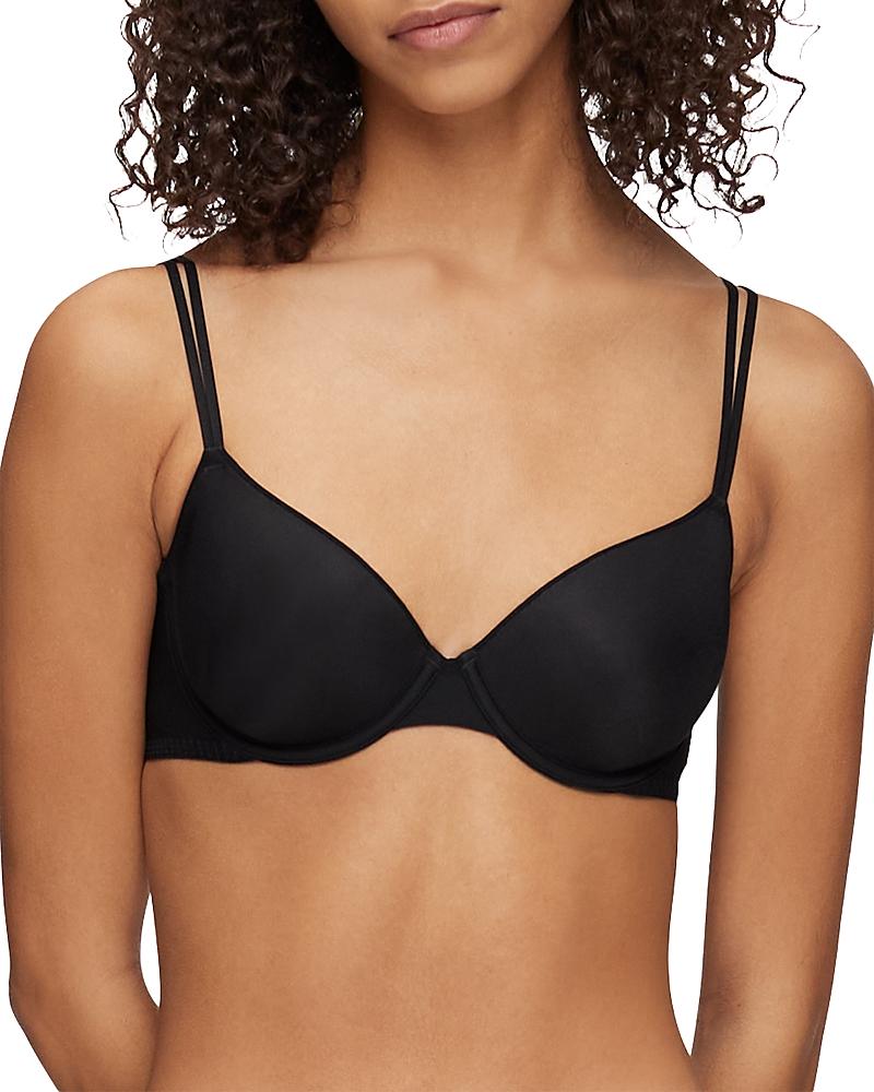 Calvin Klein Womens Sheer Marquisette Lightly Lined Demi Bra - Neutral Product Image
