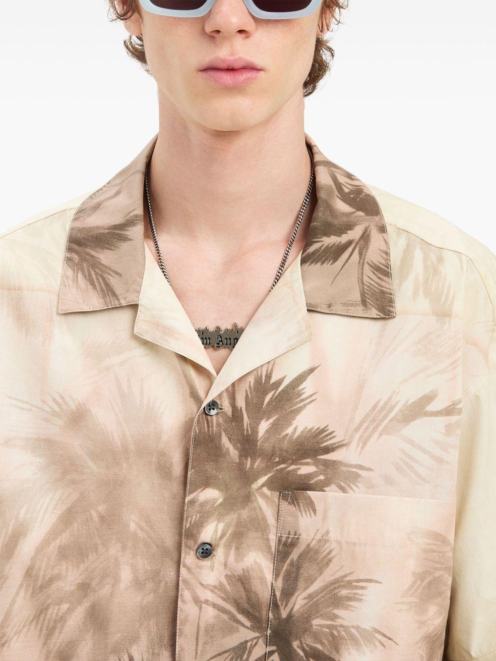 Sunset Palms Bowling shirt Product Image