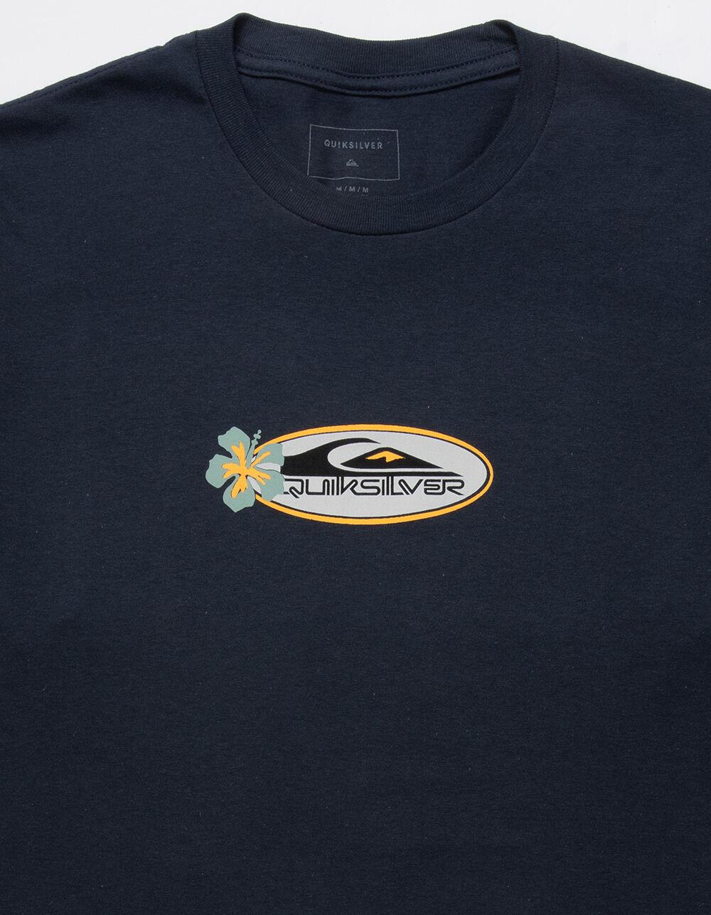 QUIKSILVER Hibiscus Mens Tee - NAVY Product Image