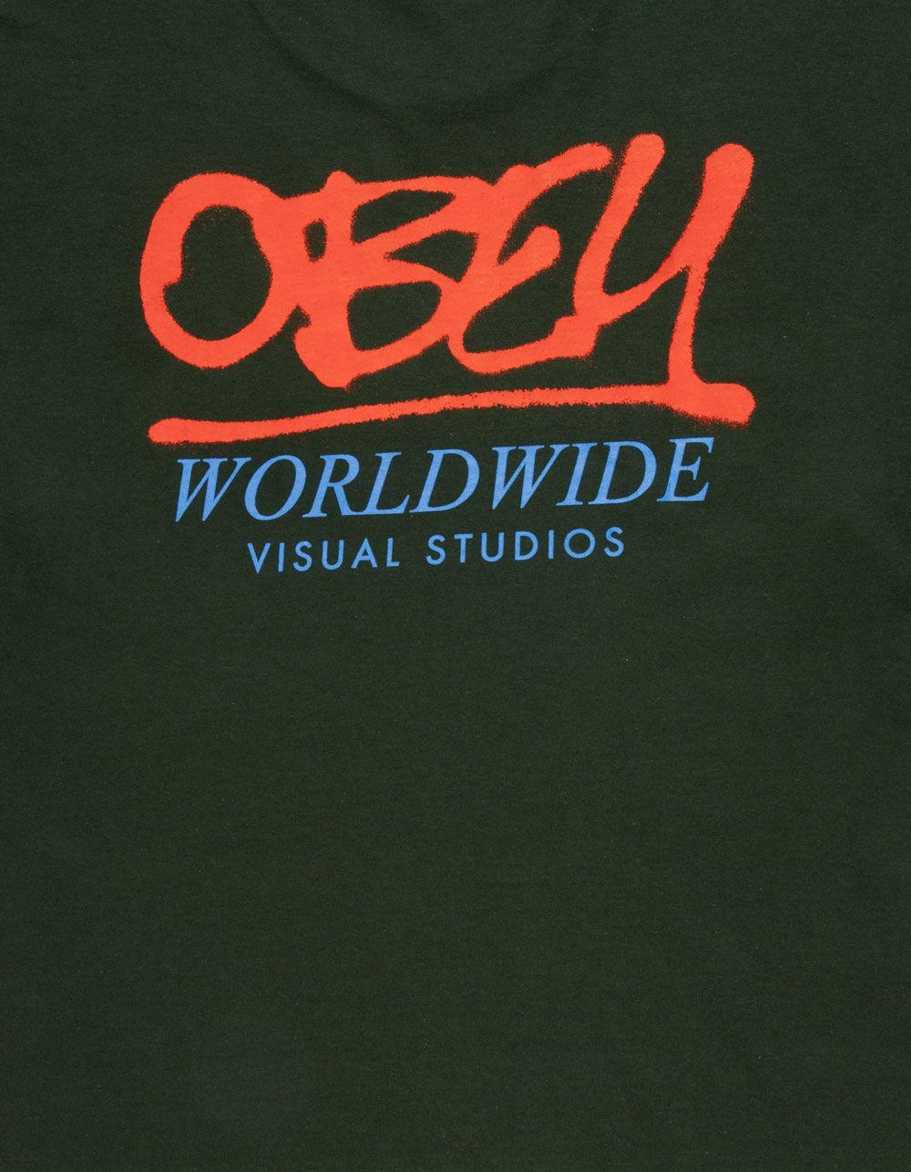 OBEY Worldwide Tag Mens Tee  - FOREST Product Image