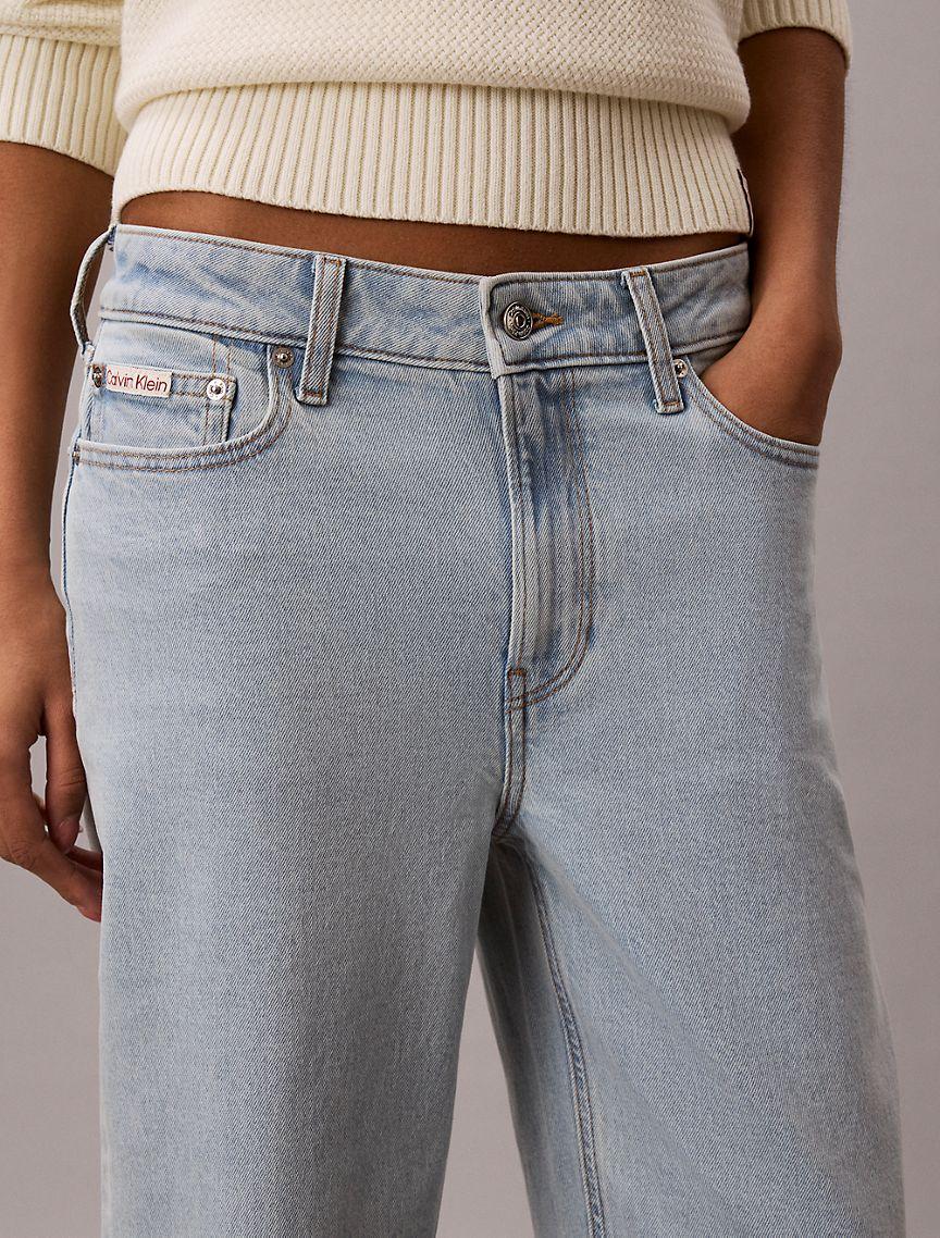 High Rise Straight Jeans Product Image