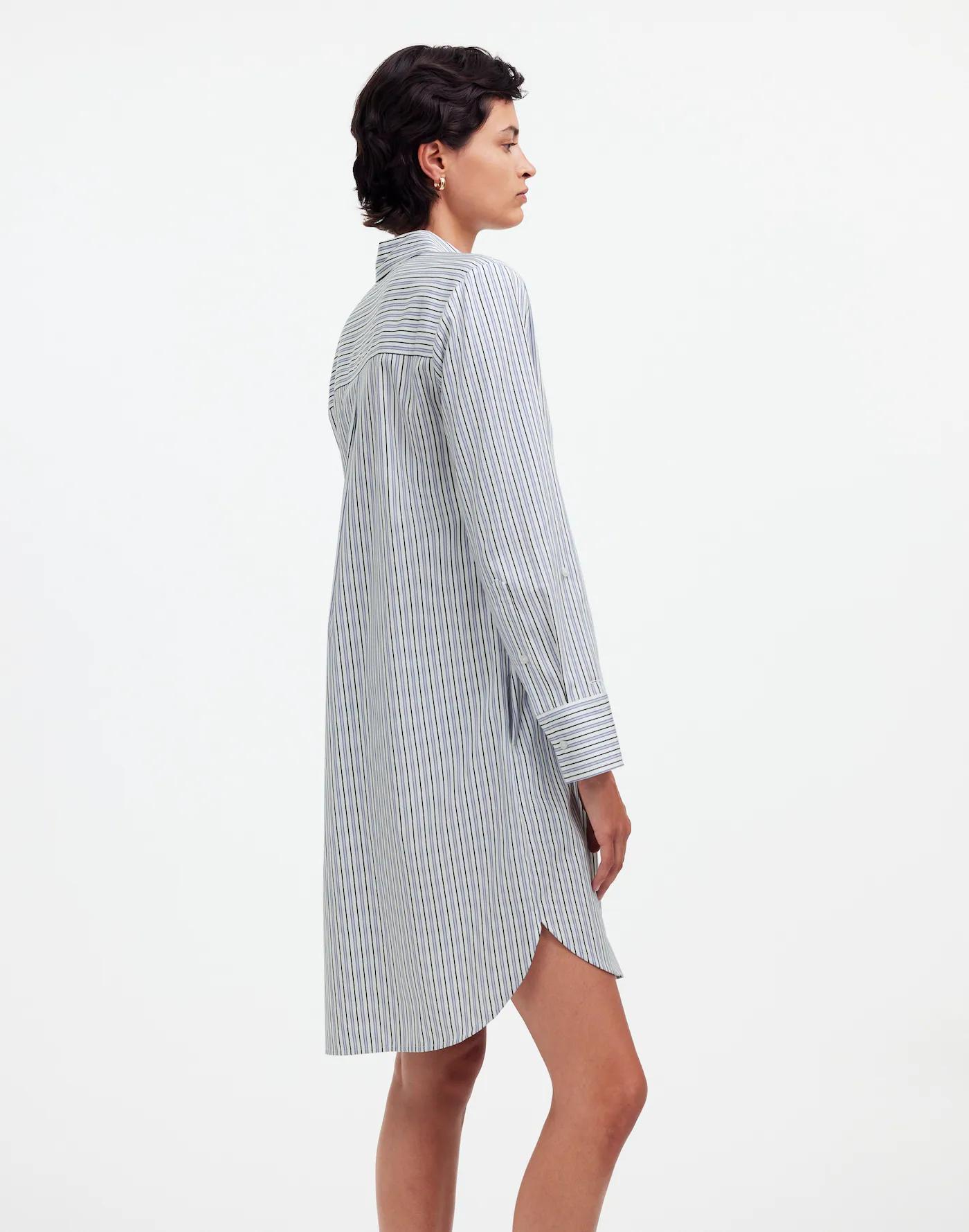 Y-Neck Relaxed Shirtdress Product Image