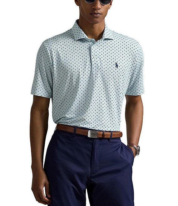 Polo Ralph Lauren RLX Classic Fit Deco Print Performance Stretch Short Sleeve Polo Shirt Product Image