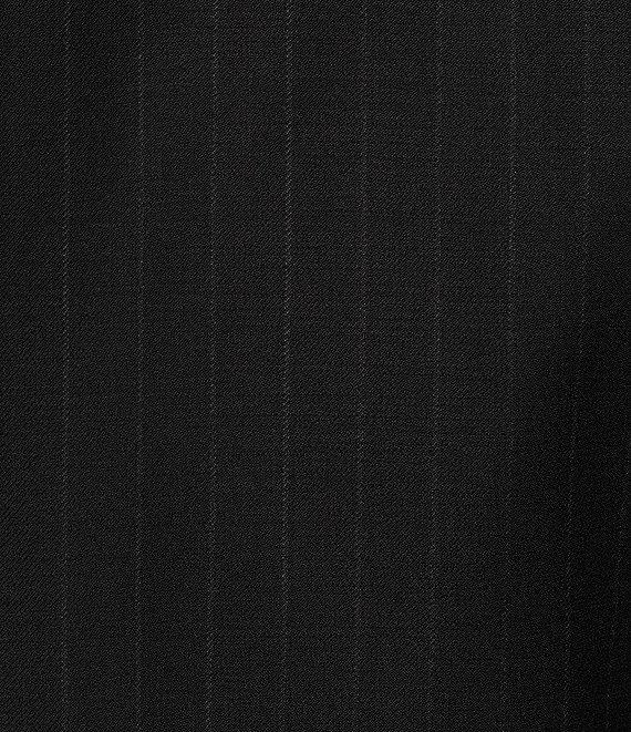 Hickey Freeman Modern Fit Flat Front Stripe Pattern 2- Piece Suit Product Image