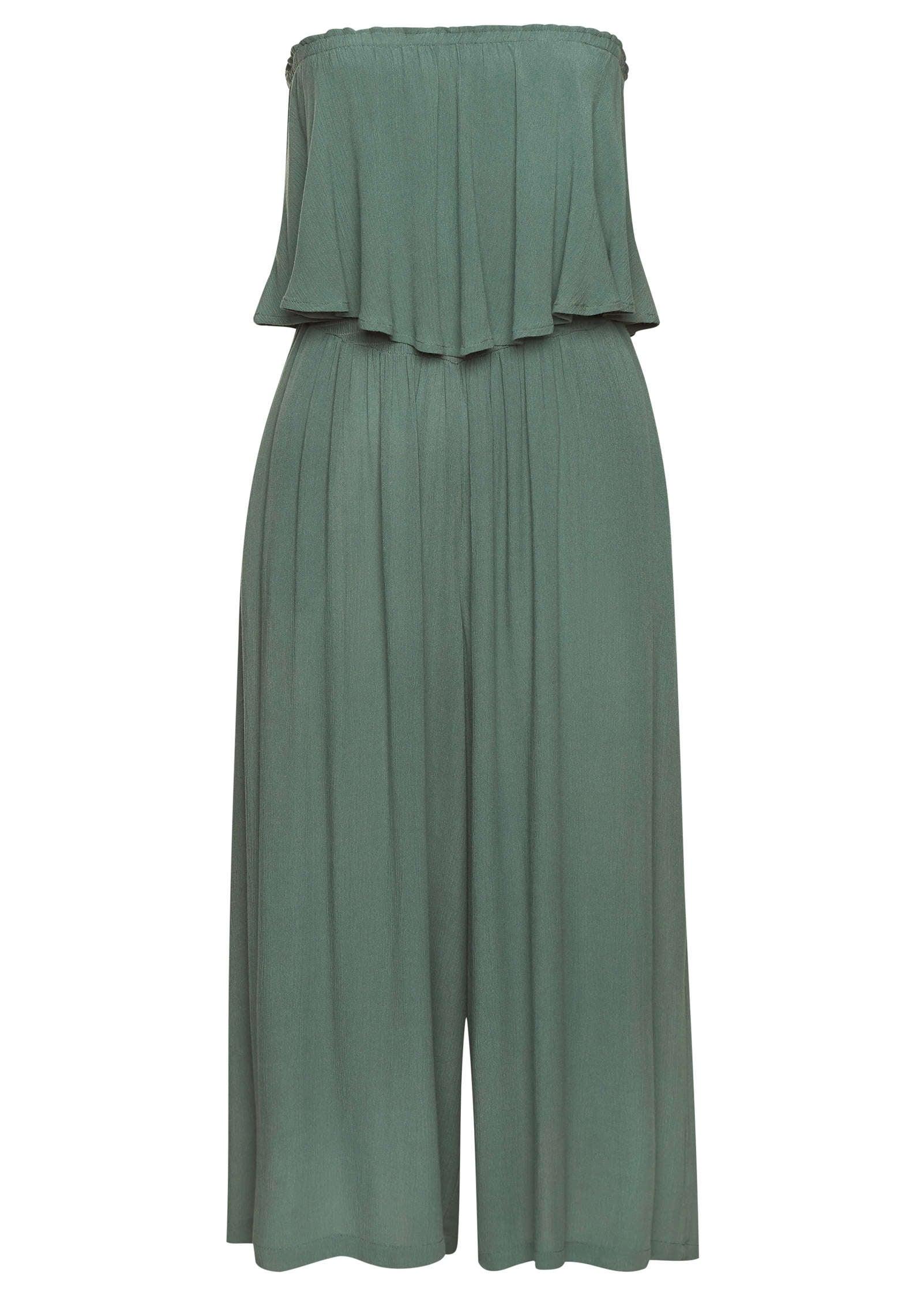 Strapless Jumpsuit - Green Product Image