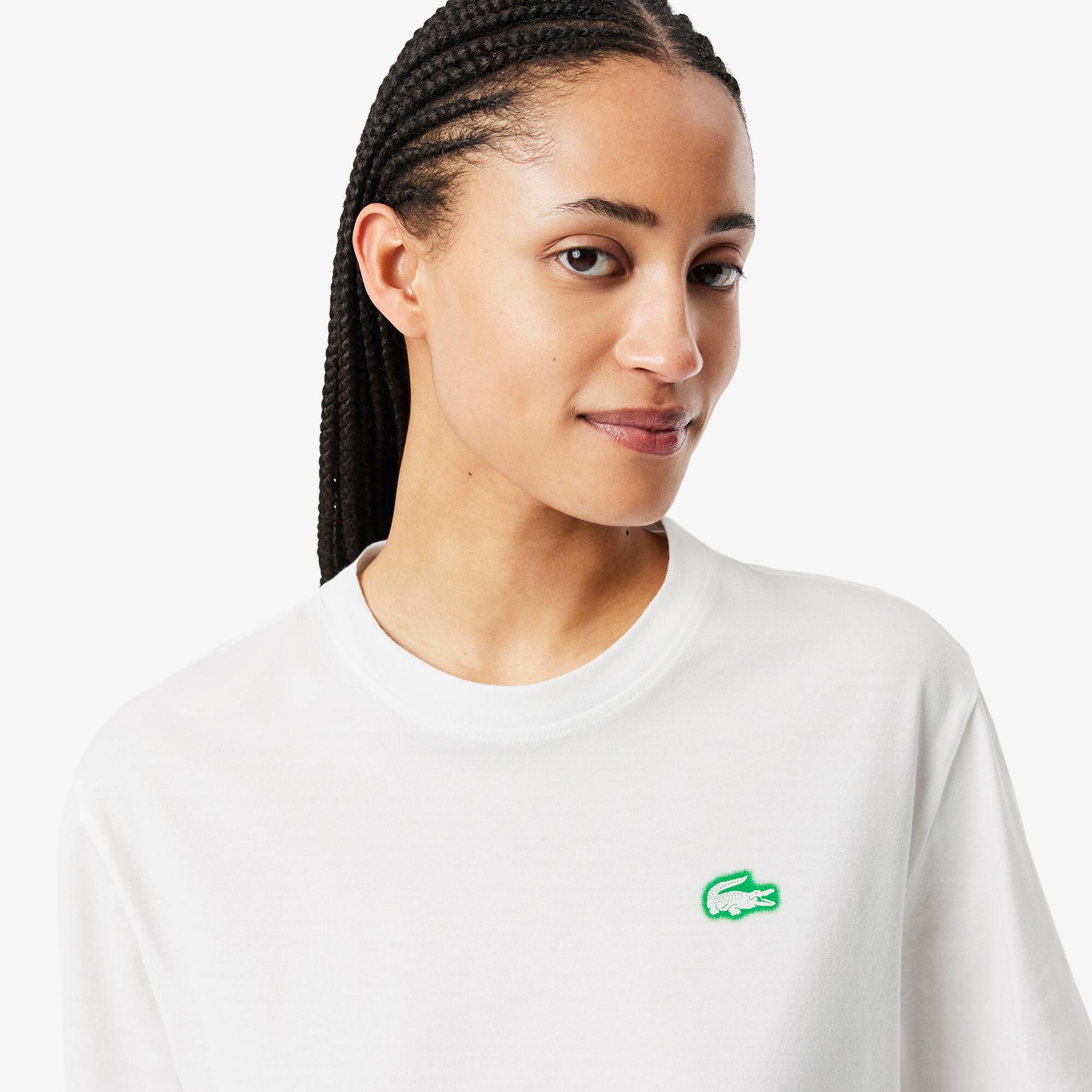 Crocodile Print Jersey T-shirt Product Image