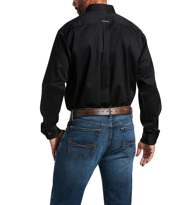 Ariat Solid Twill Long-Sleeve Woven Shirt Product Image