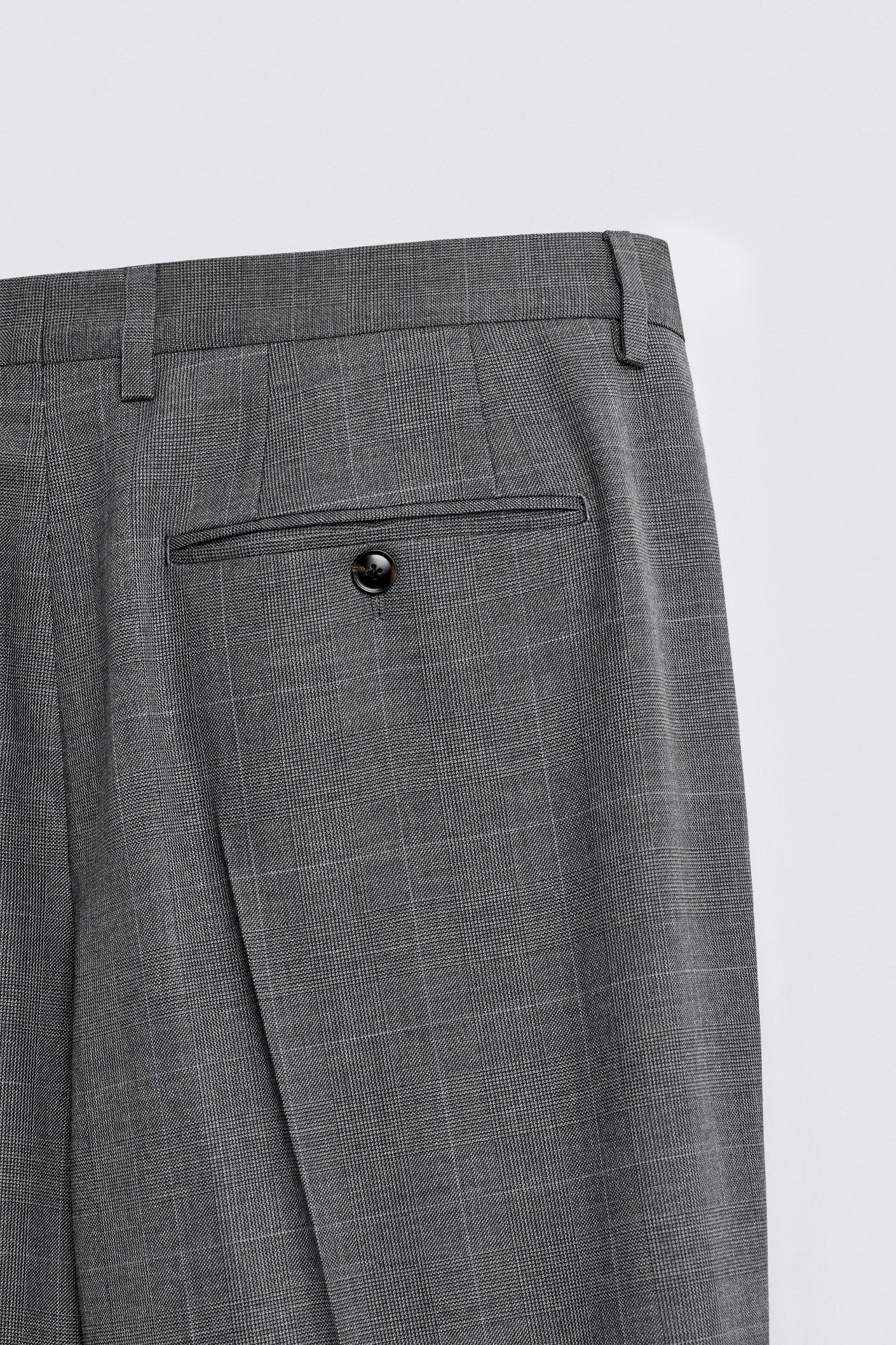 PLAID SUIT PANTS Product Image
