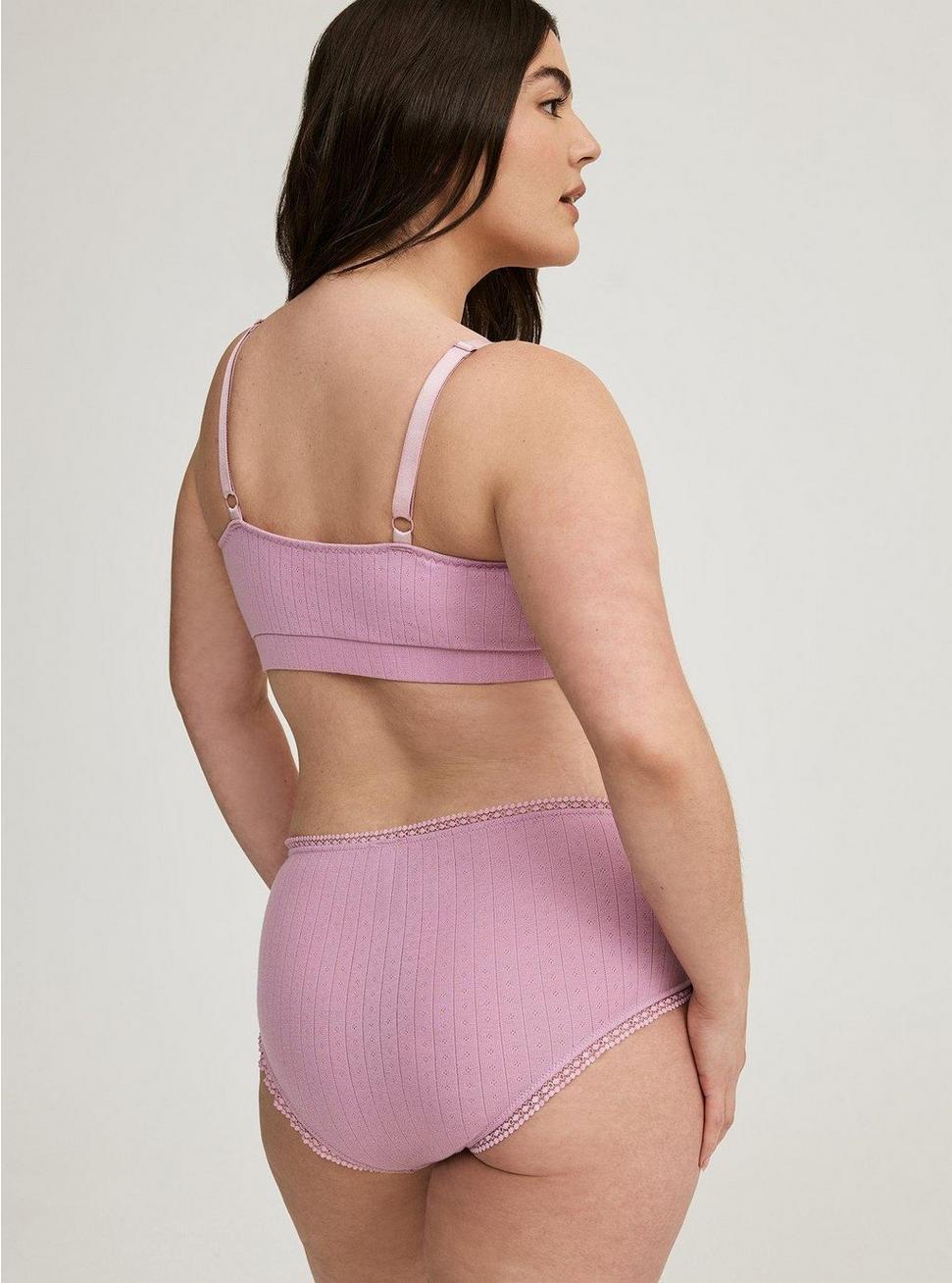 Pointelle Cotton Cheeky Panty Product Image