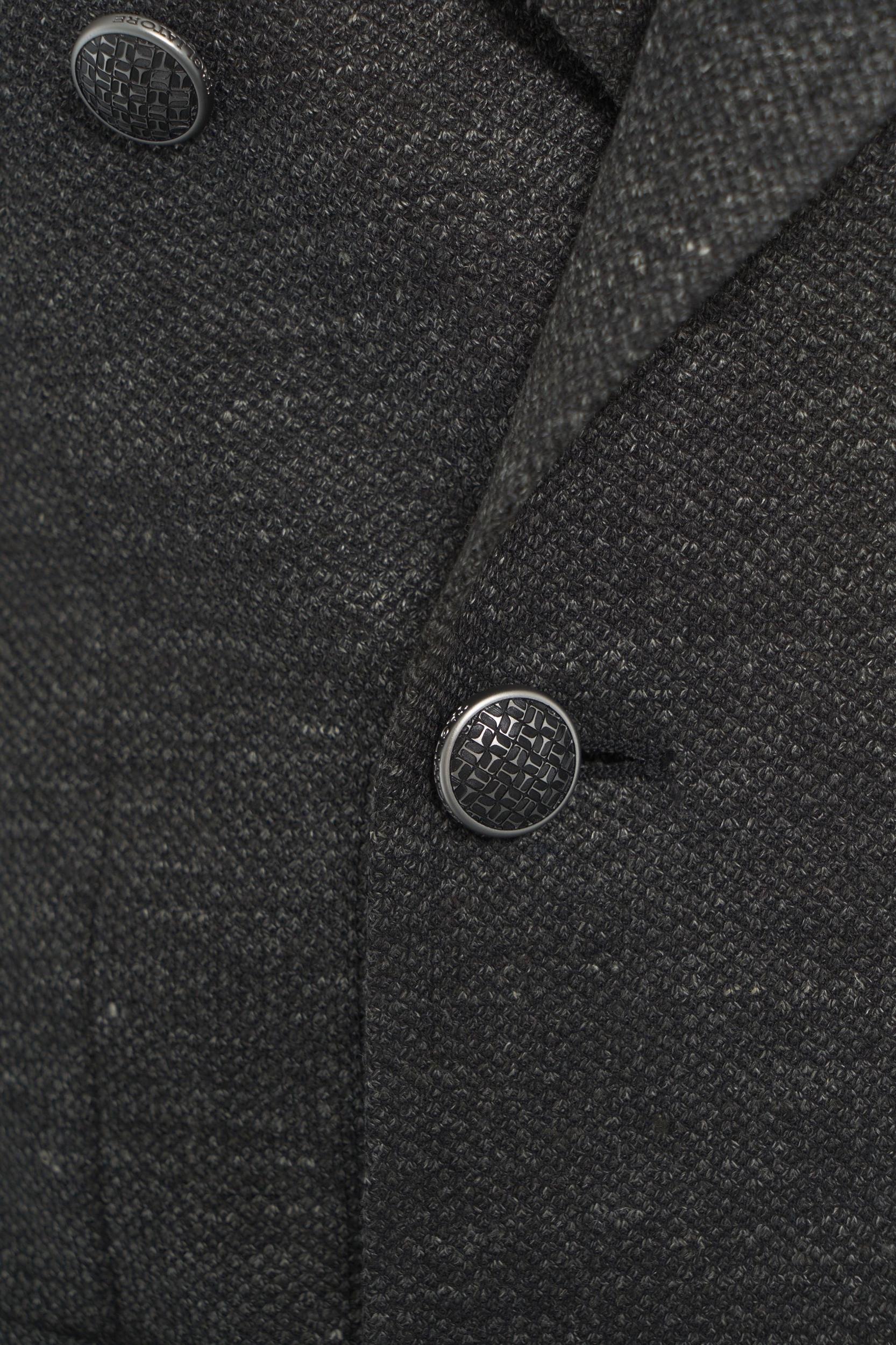 Double-breasted blaser in linen blend Product Image