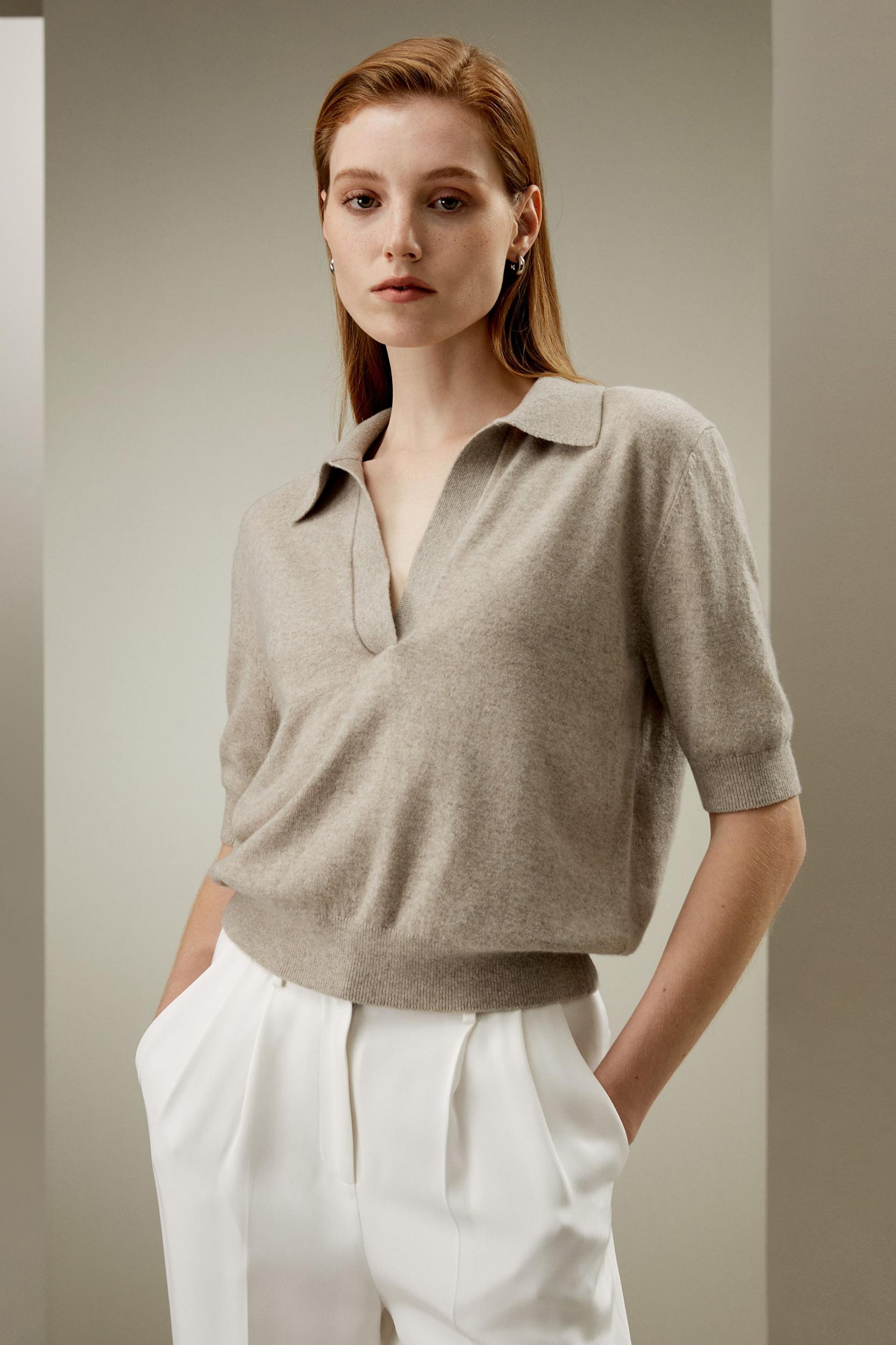 Ultrafine Merino Wool Polo Product Image