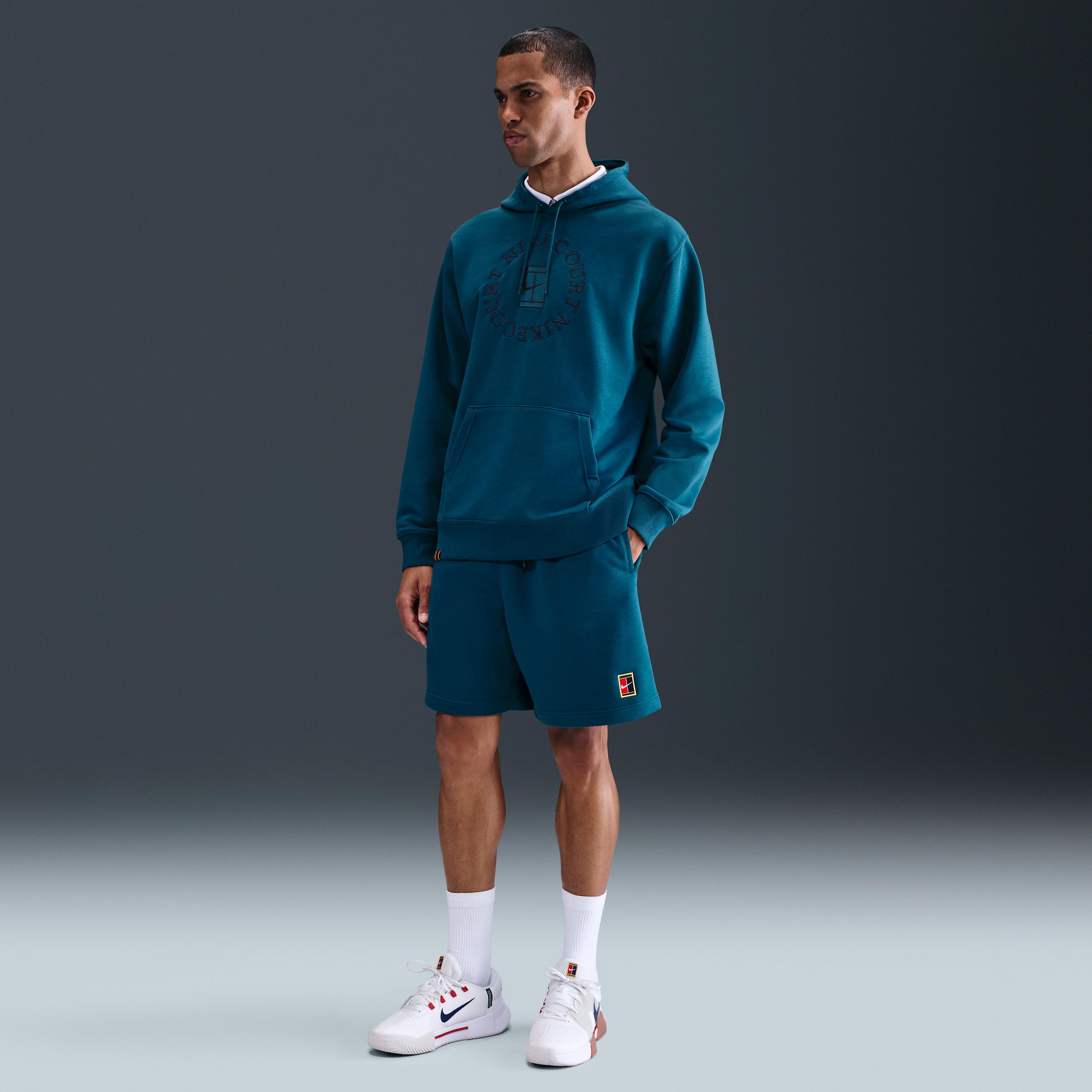 Nike Men's Court Heritage Dri-FIT Fleece Tennis Shorts Product Image