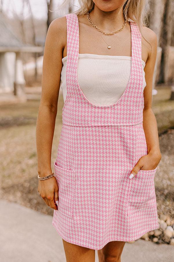 Brunch Voyage Houndstooth Mini Dress Product Image