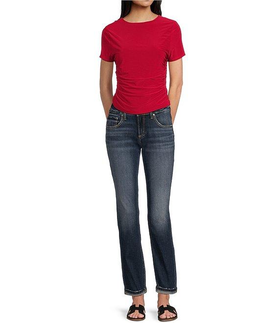 Moa Moa Crew Neck Short Sleeve Top Product Image