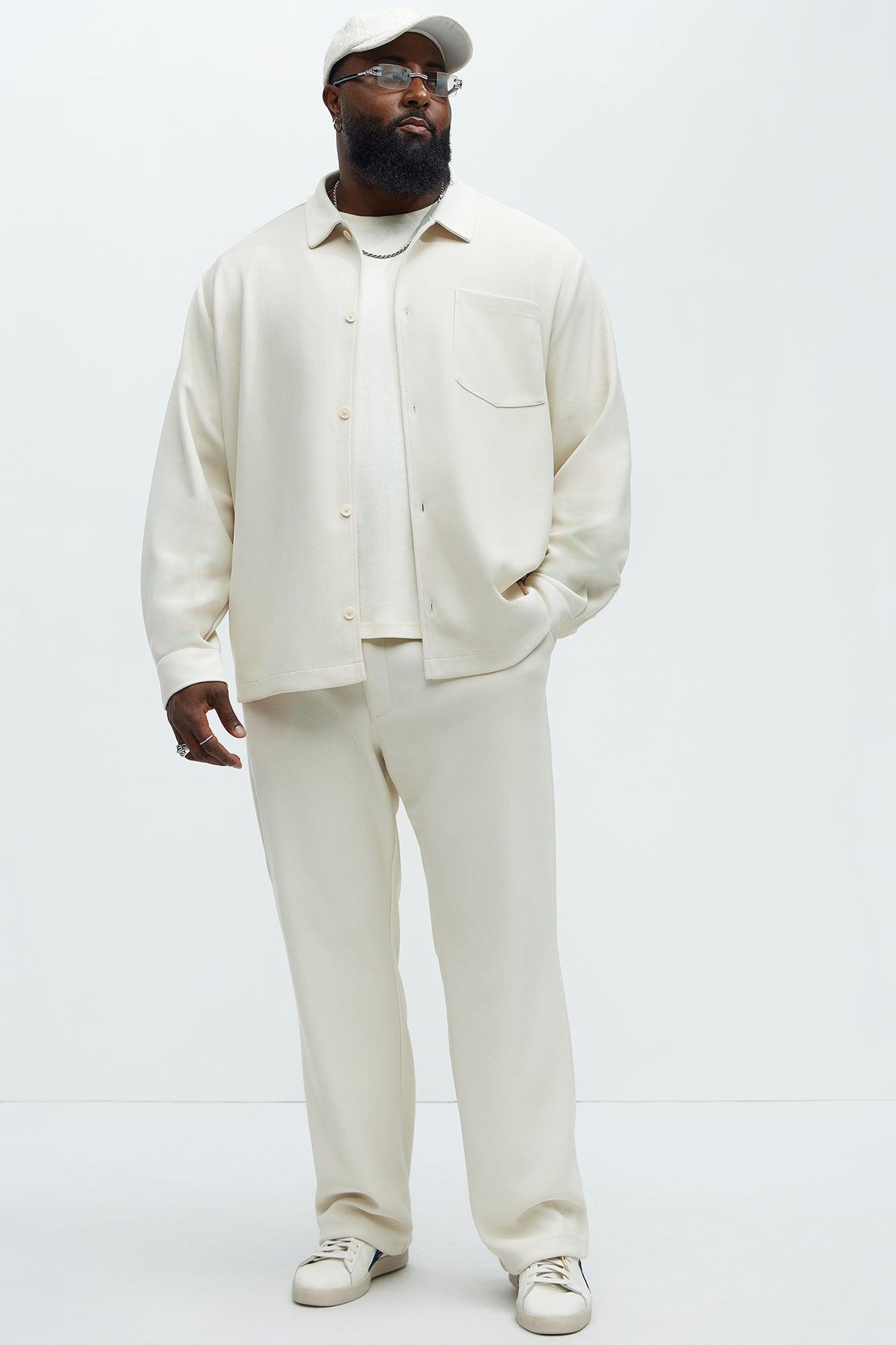 Turner Pocket Button Up Shirt - Cream Product Image
