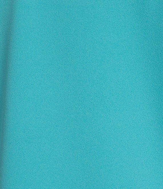 Ming Wang Stretch Deco Crepe Scoop Neck Sleeveless Top Product Image