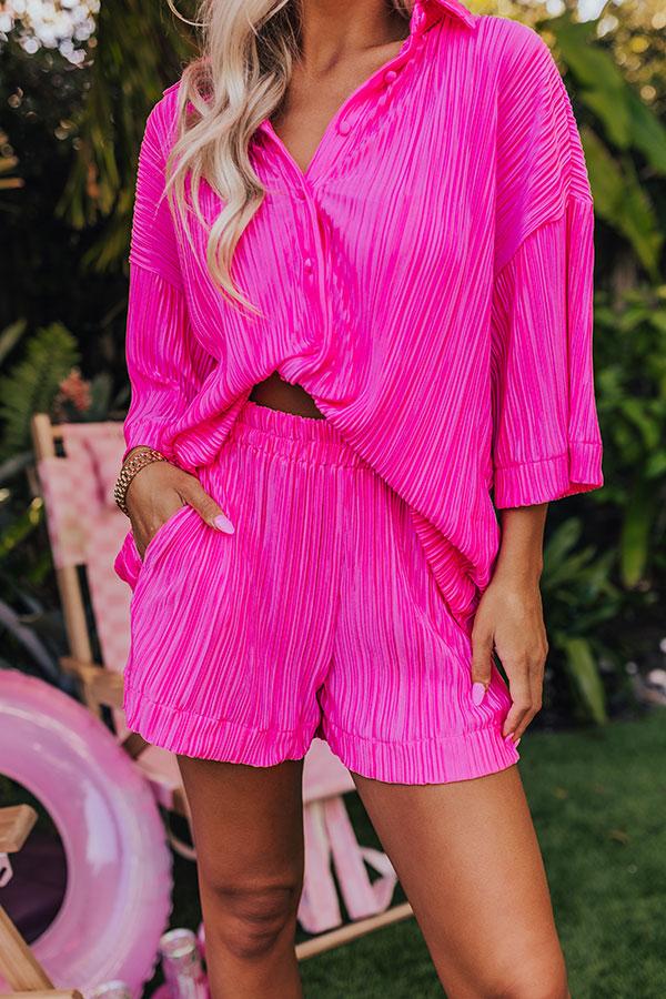 Florida Keys Cutie Pleated Shorts Product Image