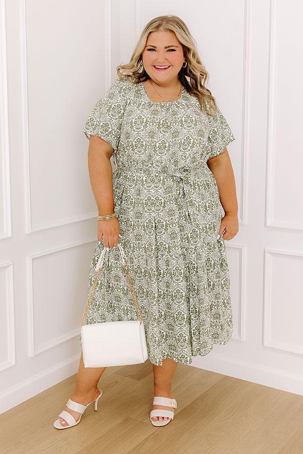 Countryside Dream Linen-Blend Midi Curves Product Image