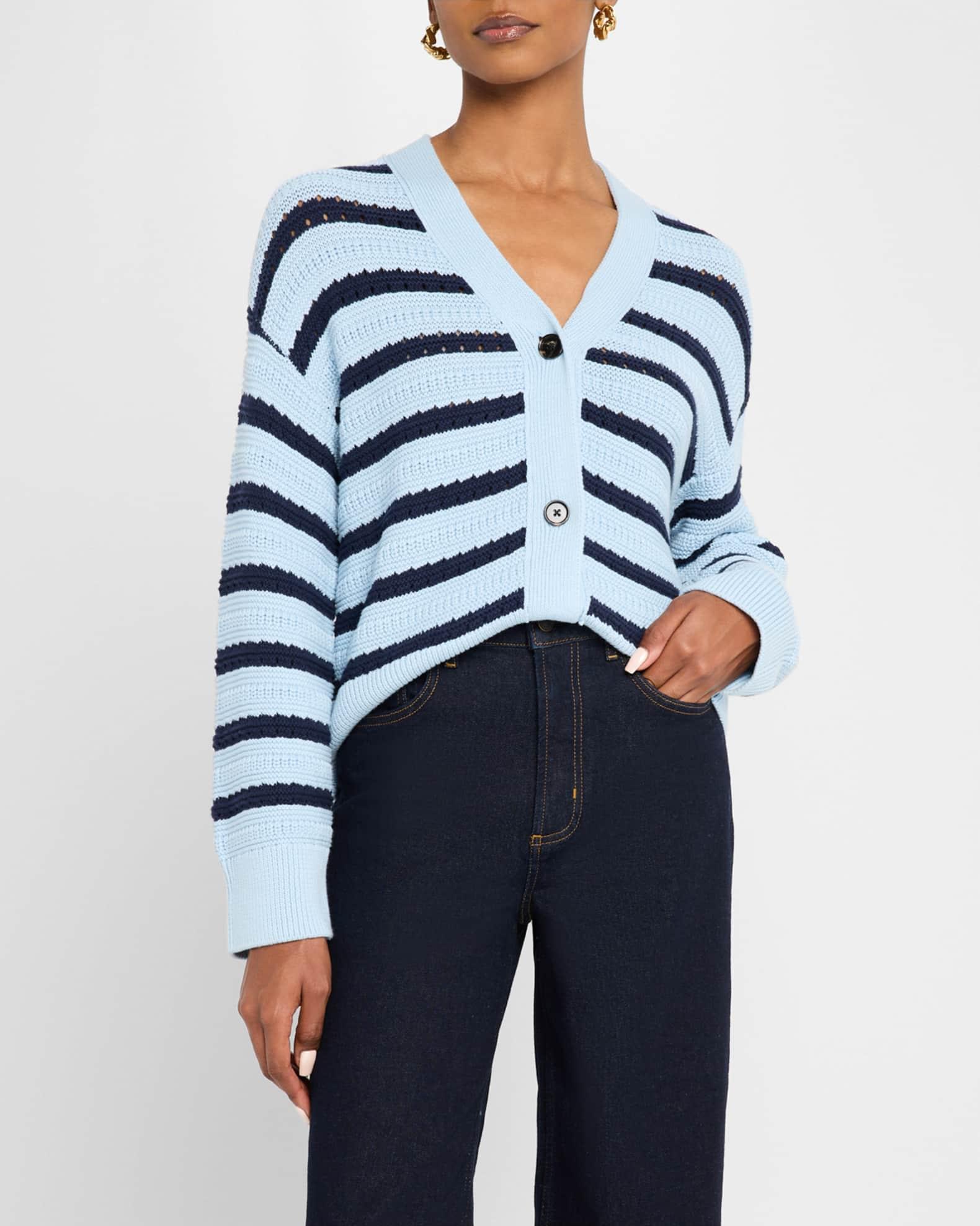 Geneva Striped Cardigan Product Image
