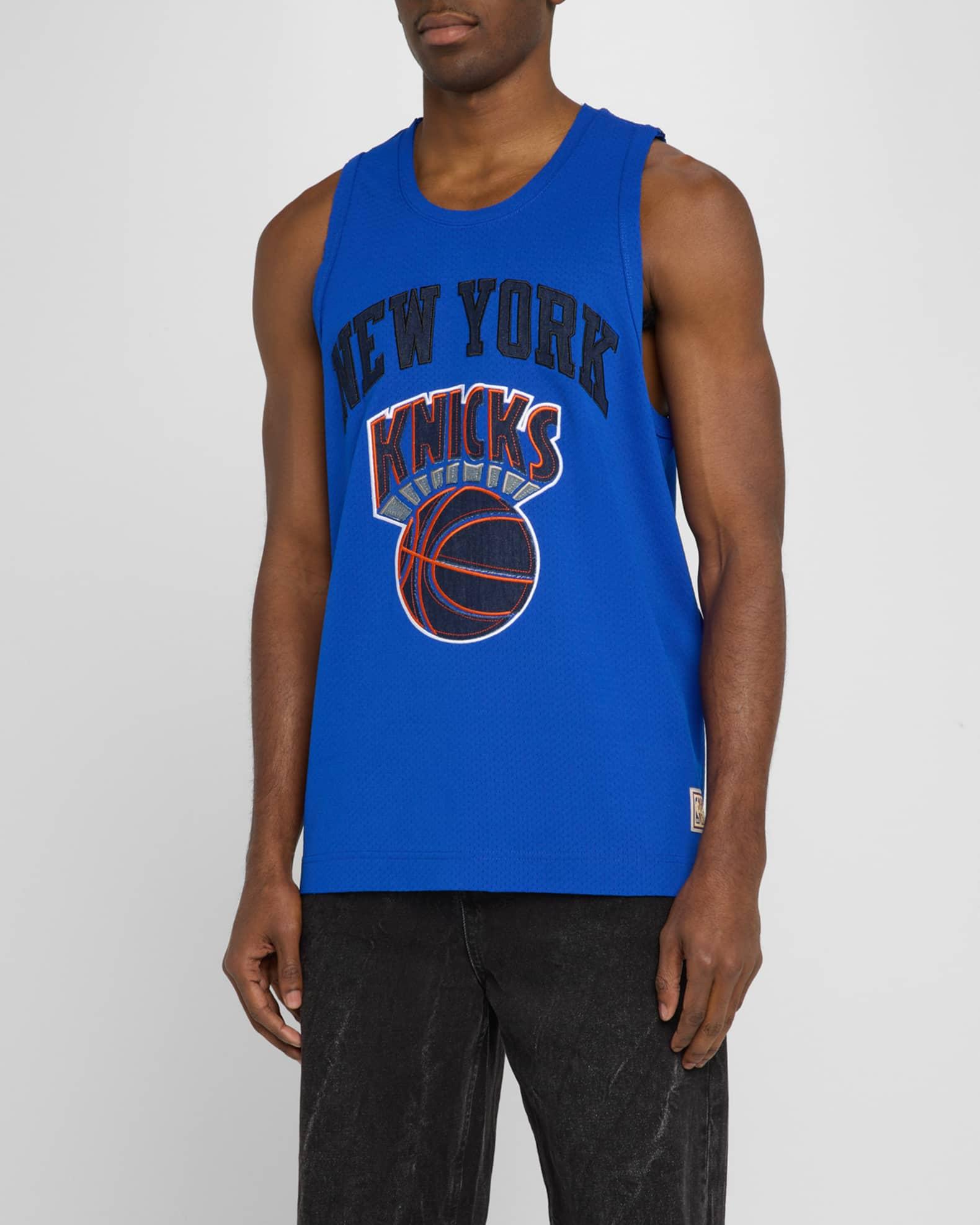 Men's NY Knicks Mesh Jersey Tank Top Product Image