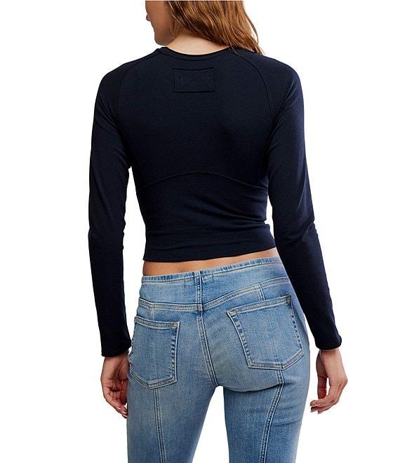 Free People We The Free Protagonist Scoop Neck Long Sleeve Top Product Image