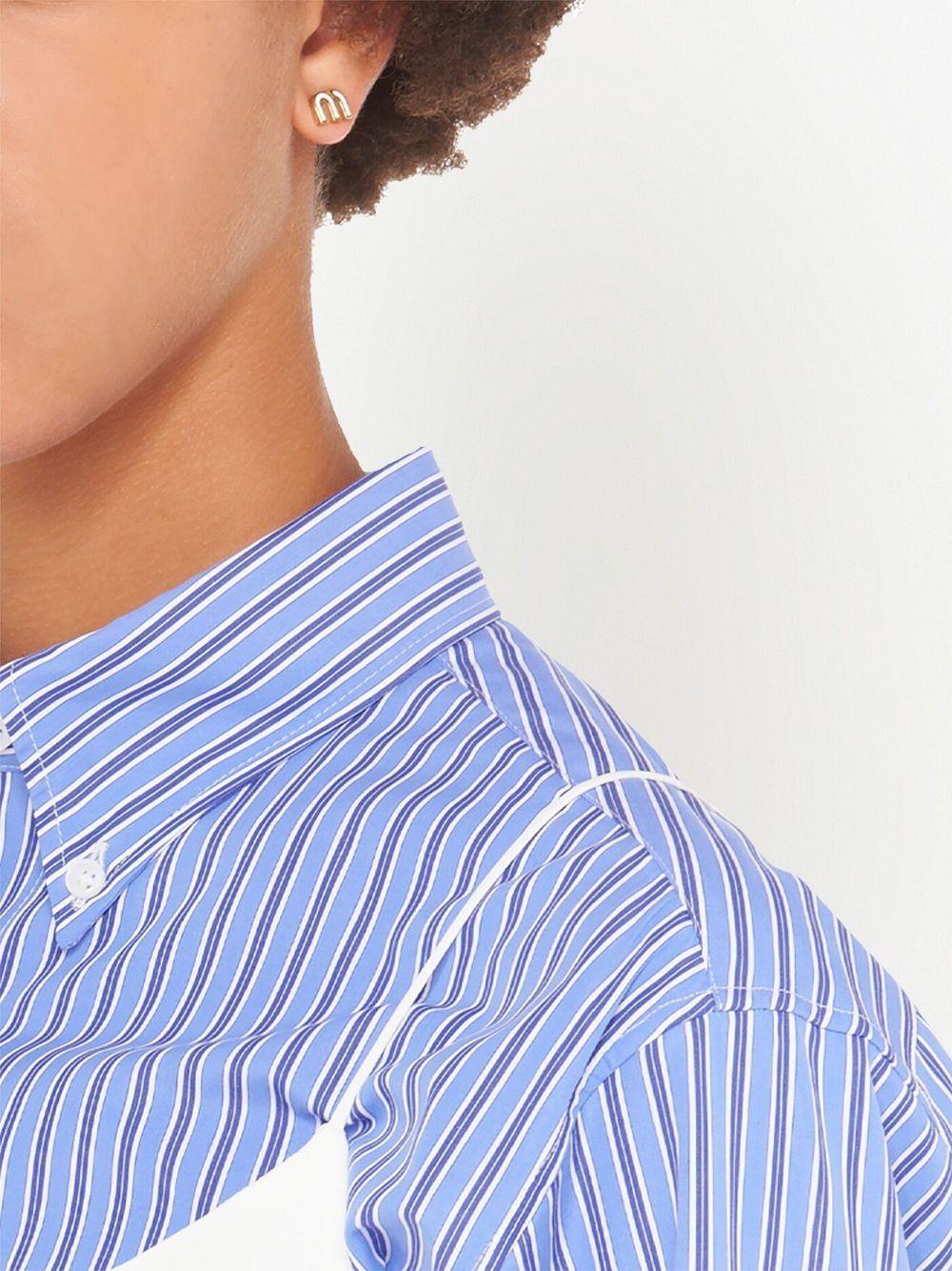 logo-plaque stud earrings Product Image