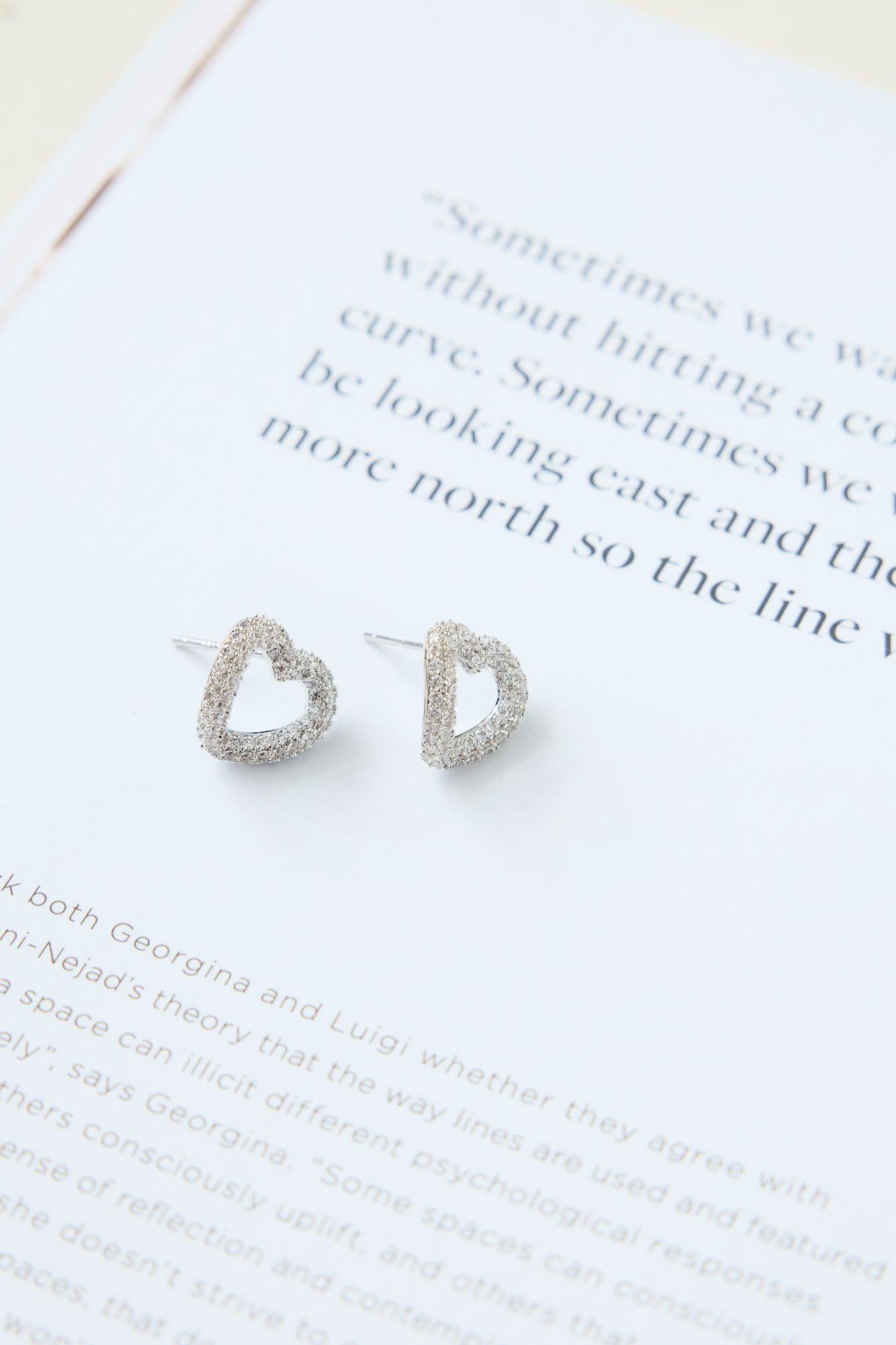 925 Sliver Our Love Earrings Silver Product Image